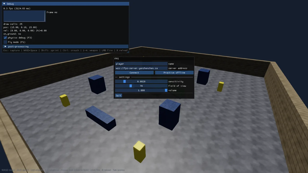 FPS Engine multiplayer arena